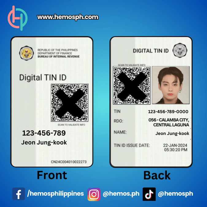 BIR Digital Tin ID